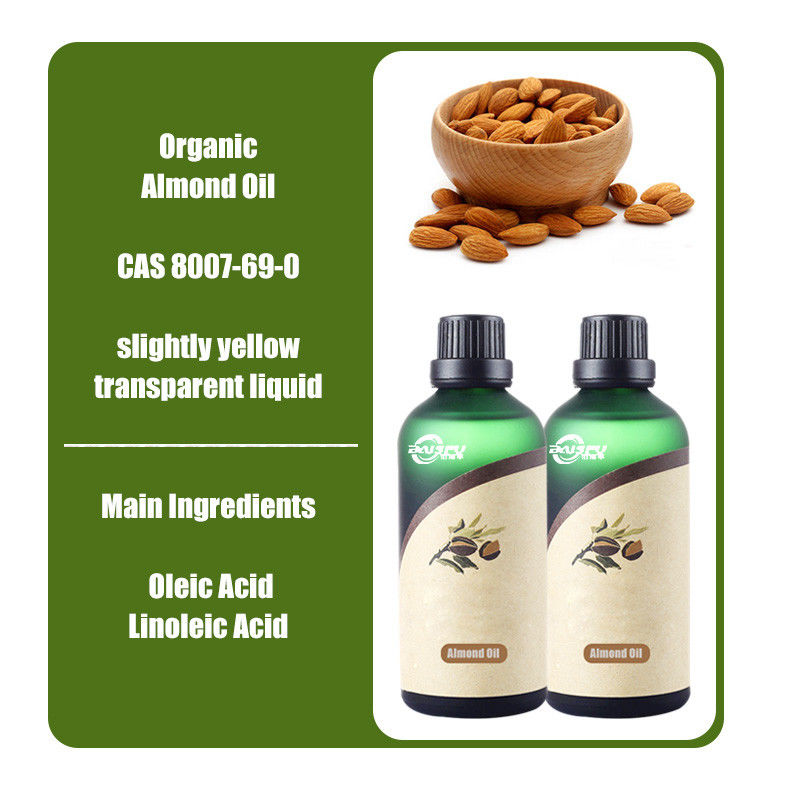 Wholesale Cold Pressed Pure Natural Sweet Almond Oil For Skin Care Bulk Price CAS 8007-69-0