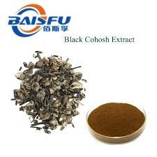 Shaanxi Baisfu pure plant extract  Yellow Brown powder 98% Through 80 mesh Black Cohosh Extract triterpenoid saponins for food additive use in cosmetic and medicine