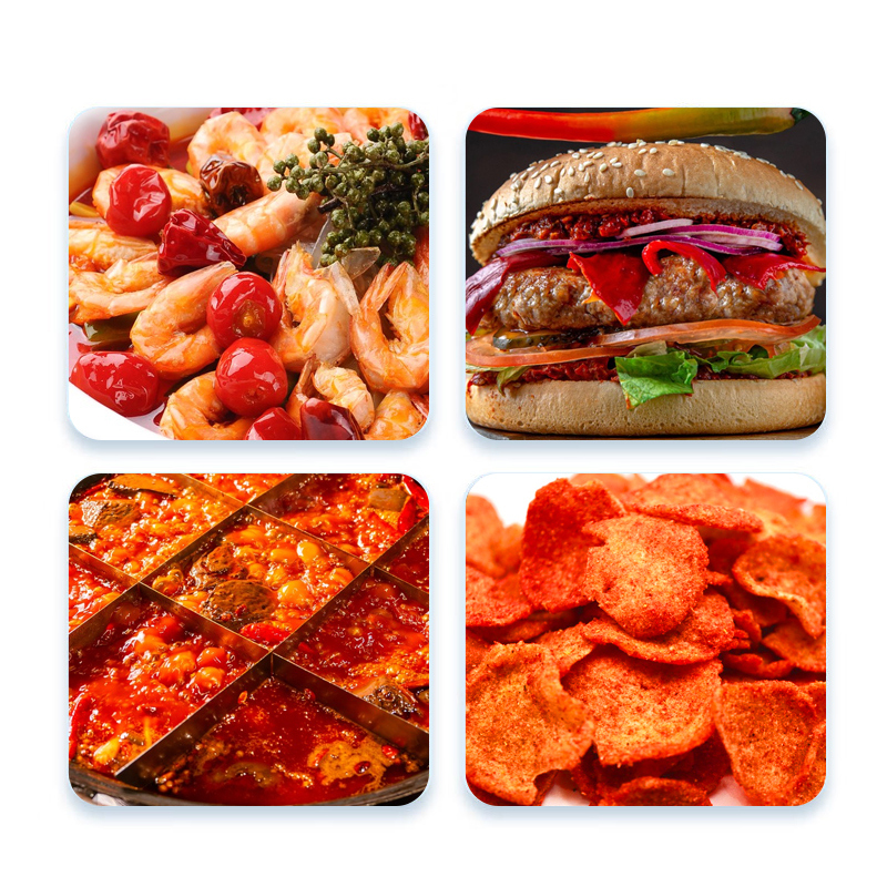 Baisfu High Quality Capsicum Extract  Pure Browm Yellow Fine Powder Capsaicin for flavoring and coloring agent