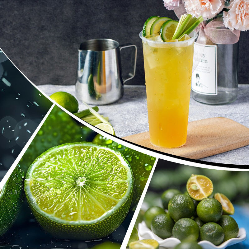 Natural Lemon Flavor - Water-Soluble Liquid, High Concentration, Food Grade for Beverages, Baking, Confectionery & Dairy Products