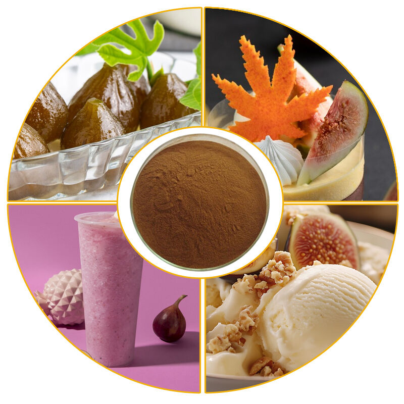 Baisfu Wholesale Ficus Carica Extract High Quality Brown Fine Powder Water-soluble for Health Supplements and Food Additive