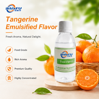 Concentrated Tangerine Emulsified Flavor for Tangerine Yogurt Flavored Milk Pudding and Creamy Dessert